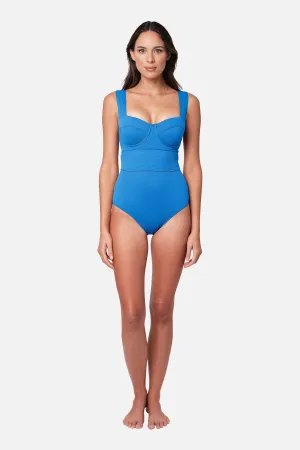 Original Bustier Balconette One Piece SKY BLUE TEXTURE