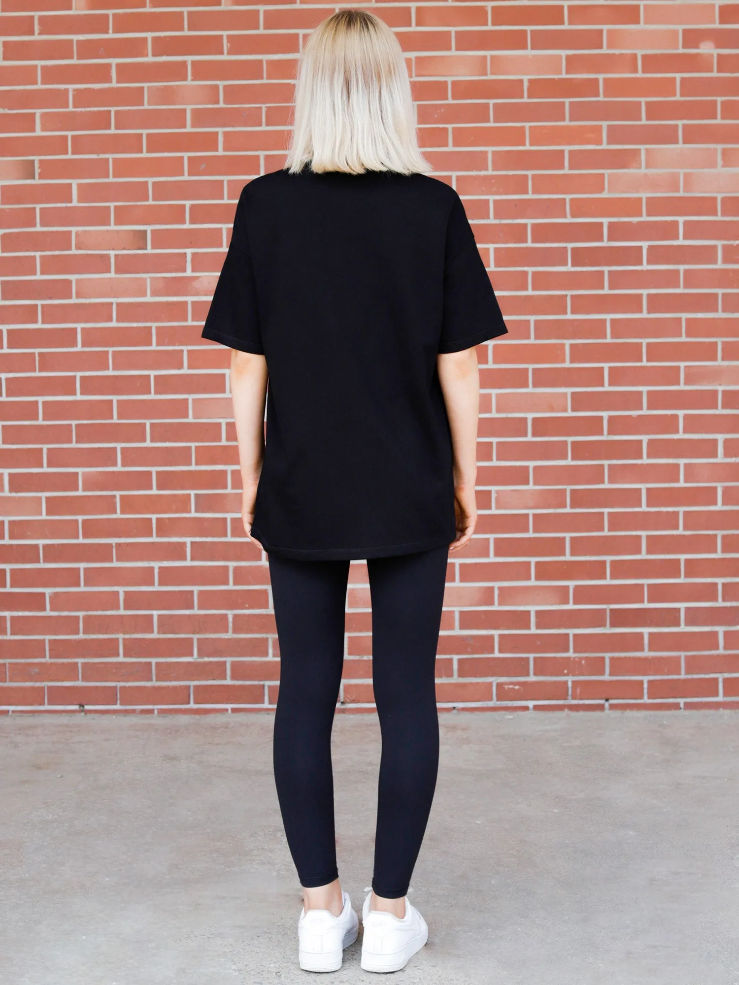 OVERSIZED POCKET TEE, BLACK