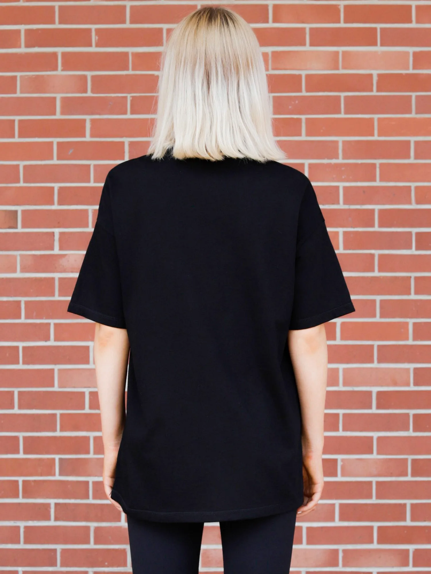 OVERSIZED POCKET TEE, BLACK