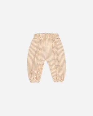 Parachute Pant || Grapefruit Stripe