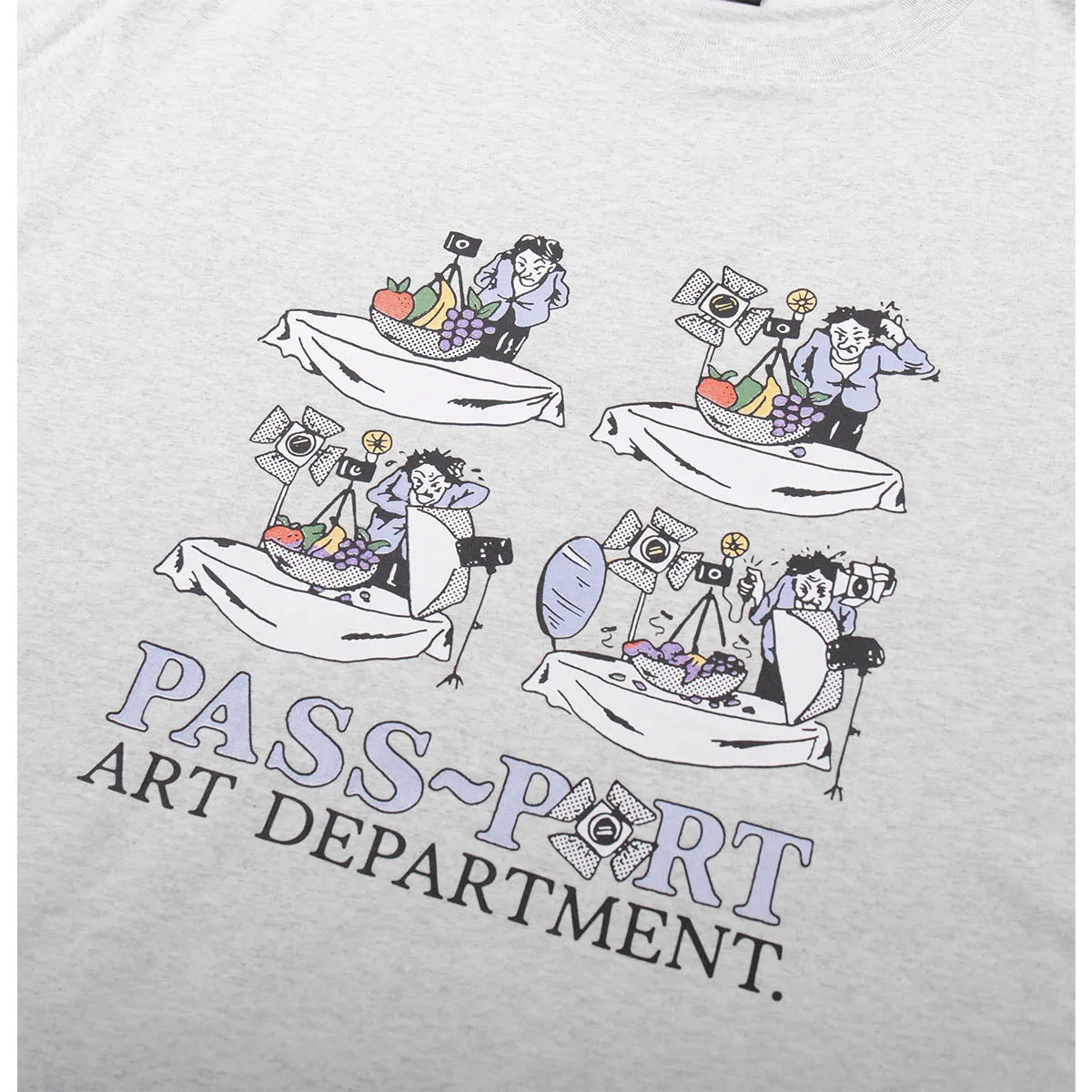 Pass~Port - Art Dept. Tee Ash