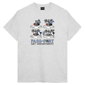 Pass~Port - Art Dept. Tee Ash