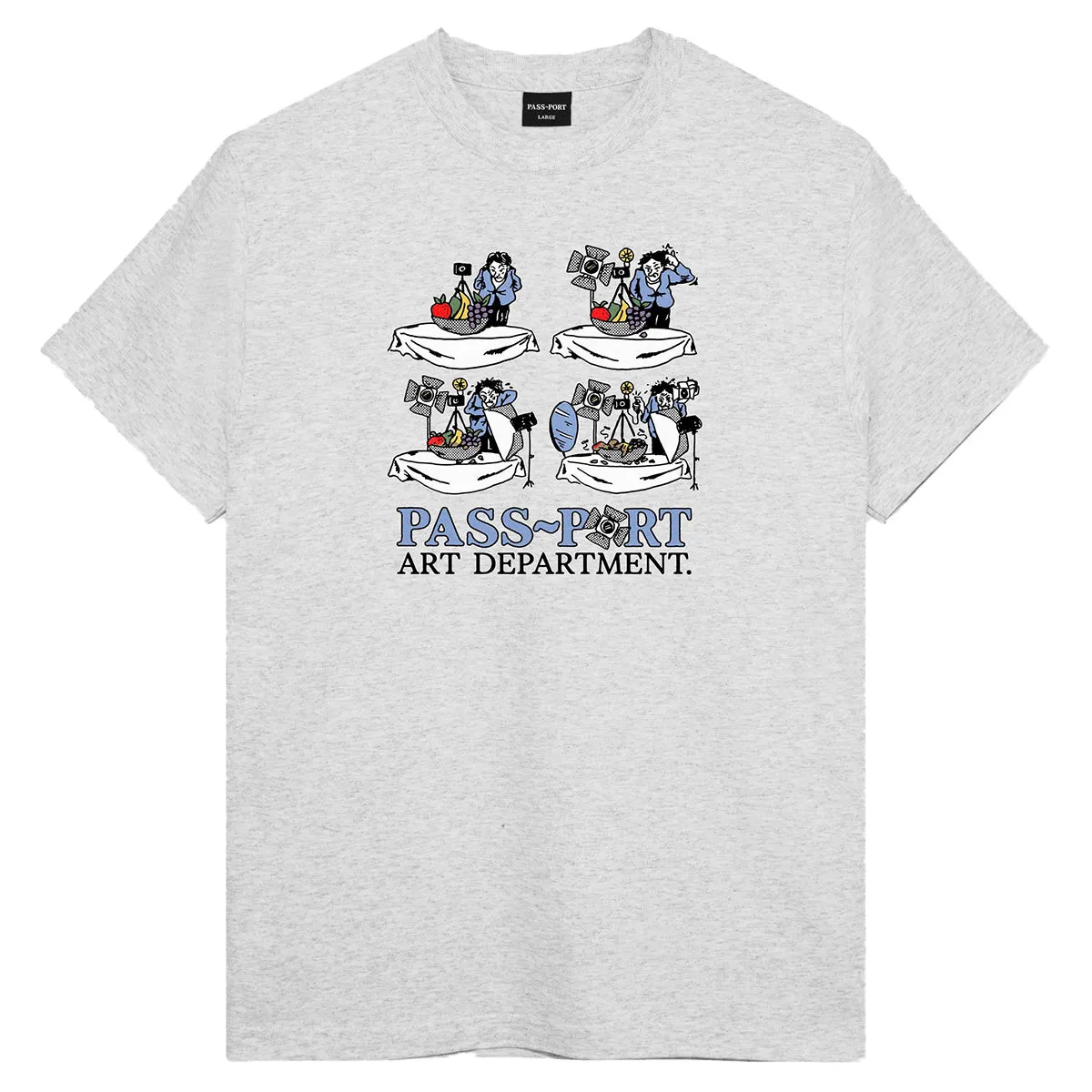Pass~Port - Art Dept. Tee Ash