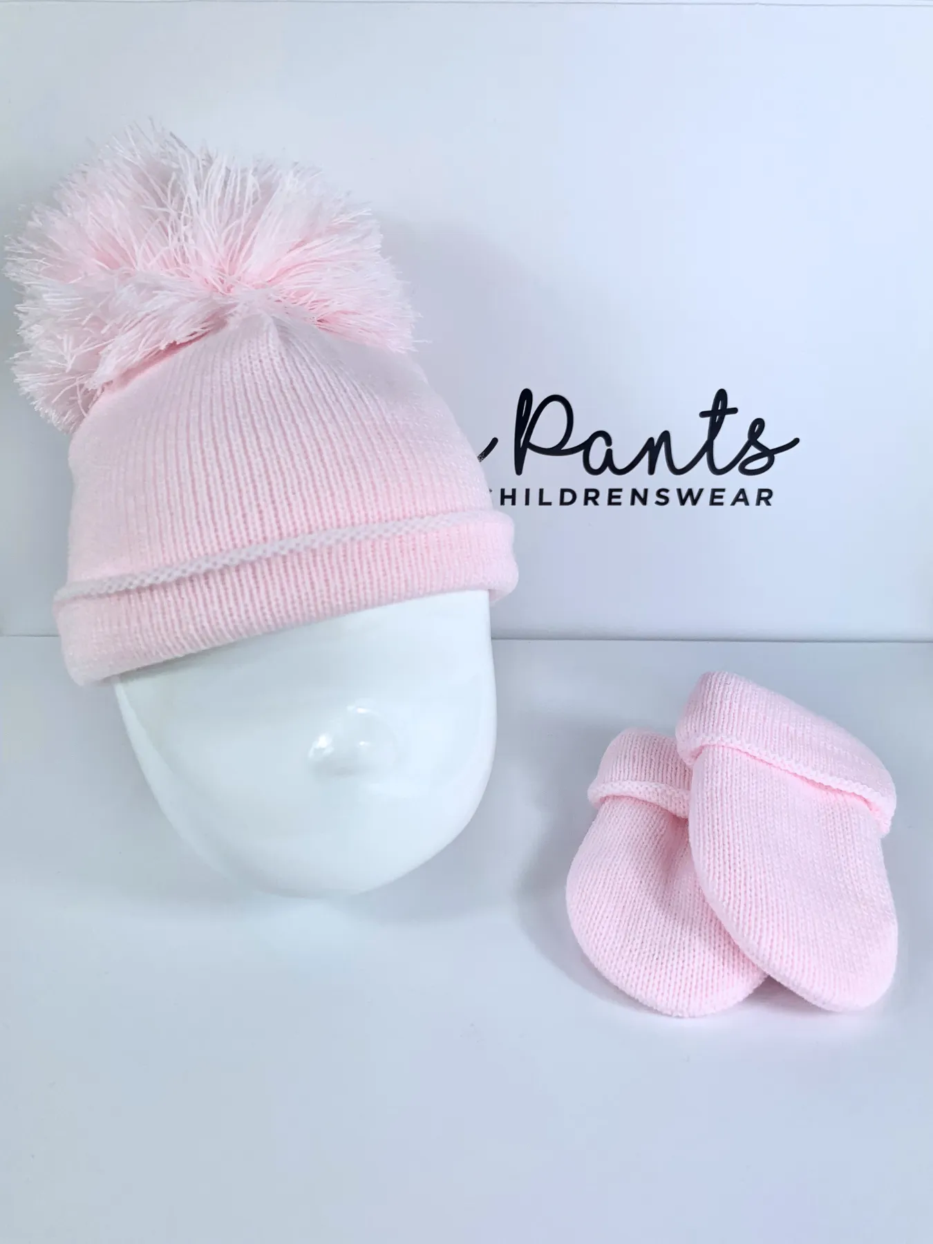 Pastels & Co Baby Hat & Mittens Set
