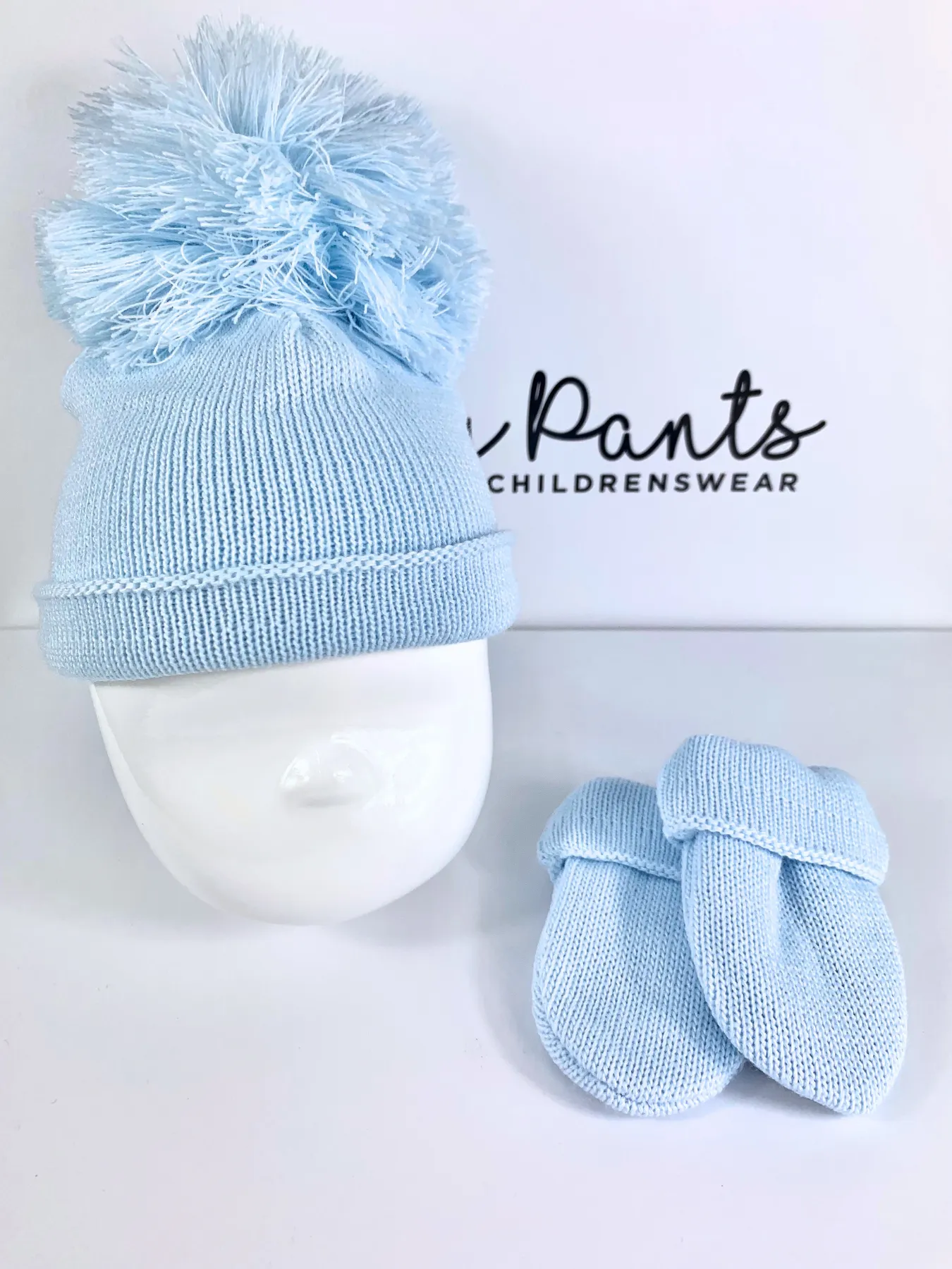 Pastels & Co Baby Hat & Mittens Set