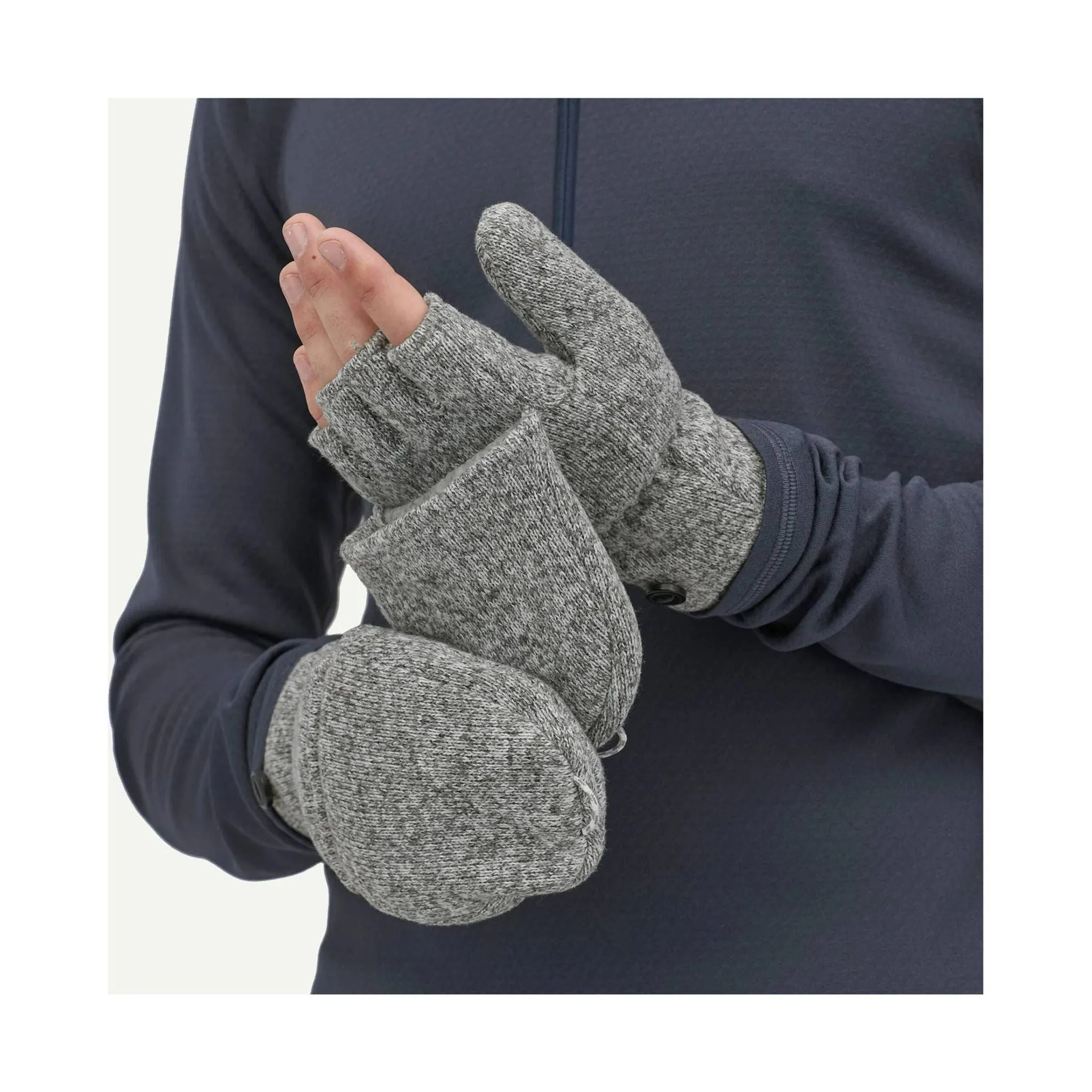 Patagonia Better Sweater Fleece Gloves - Birch White