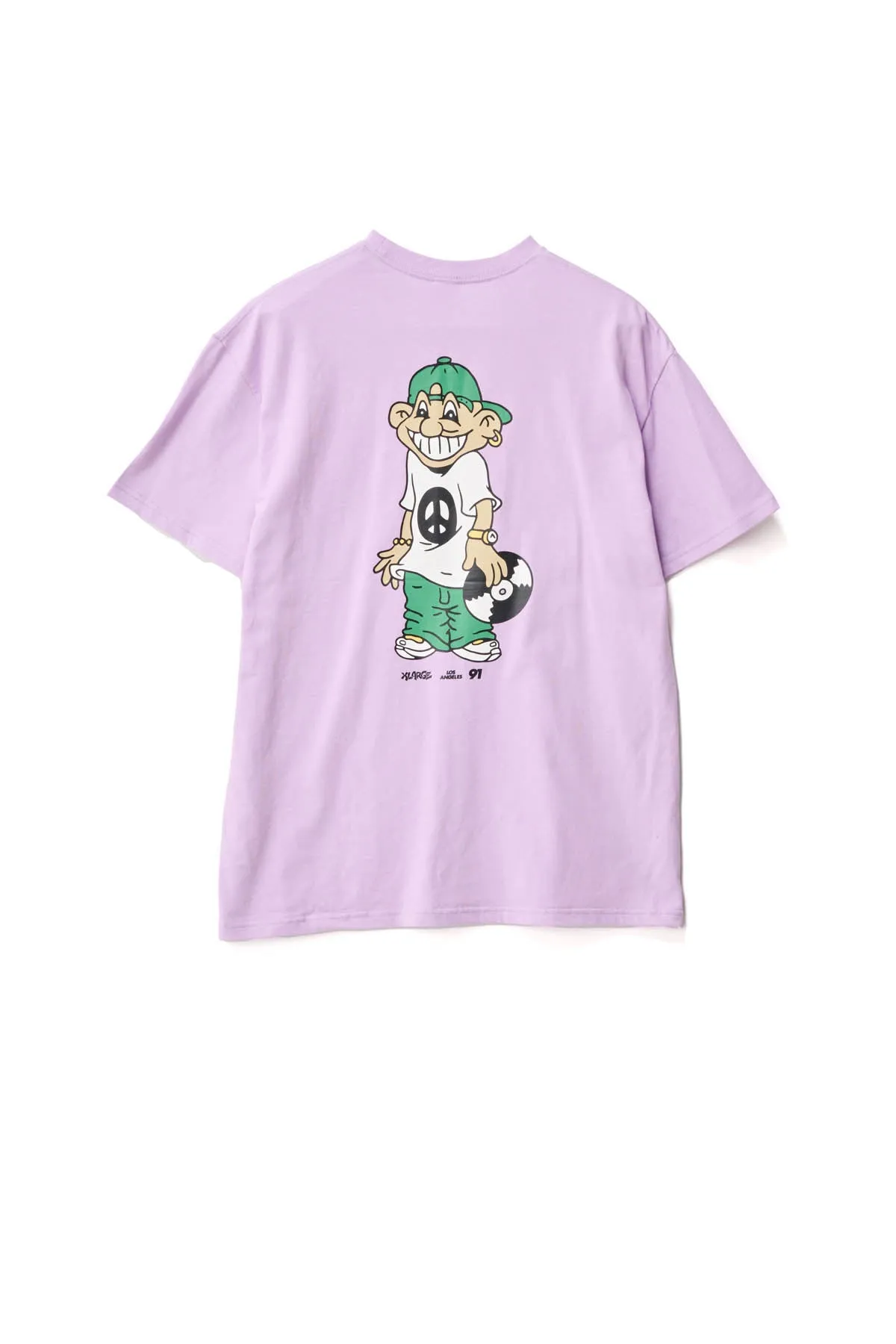 PEACE MAN TEE - LIGHT PURPLE