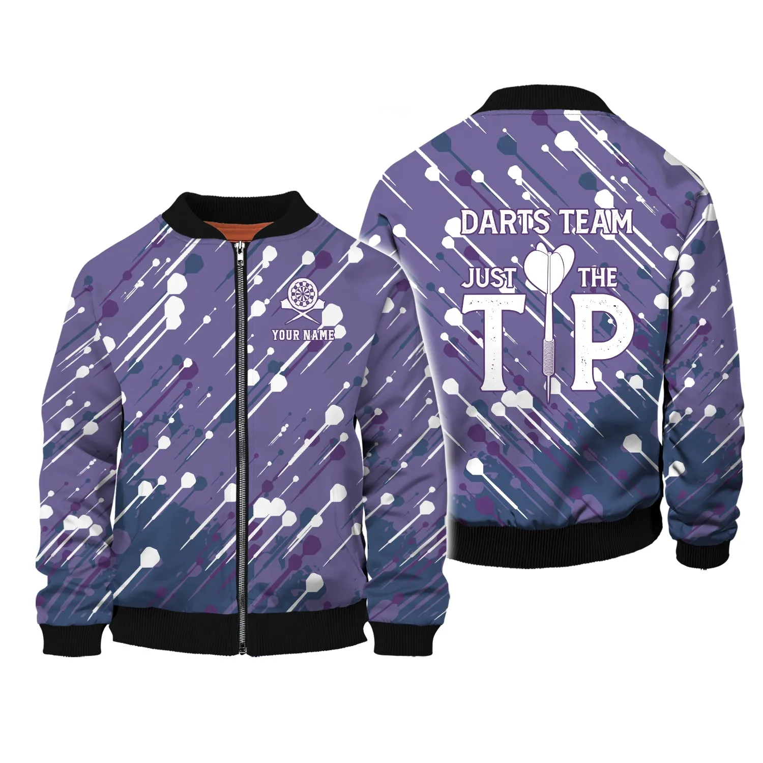 Personalized Name Darts Team, Just The Tip 3D Printed Shirts
