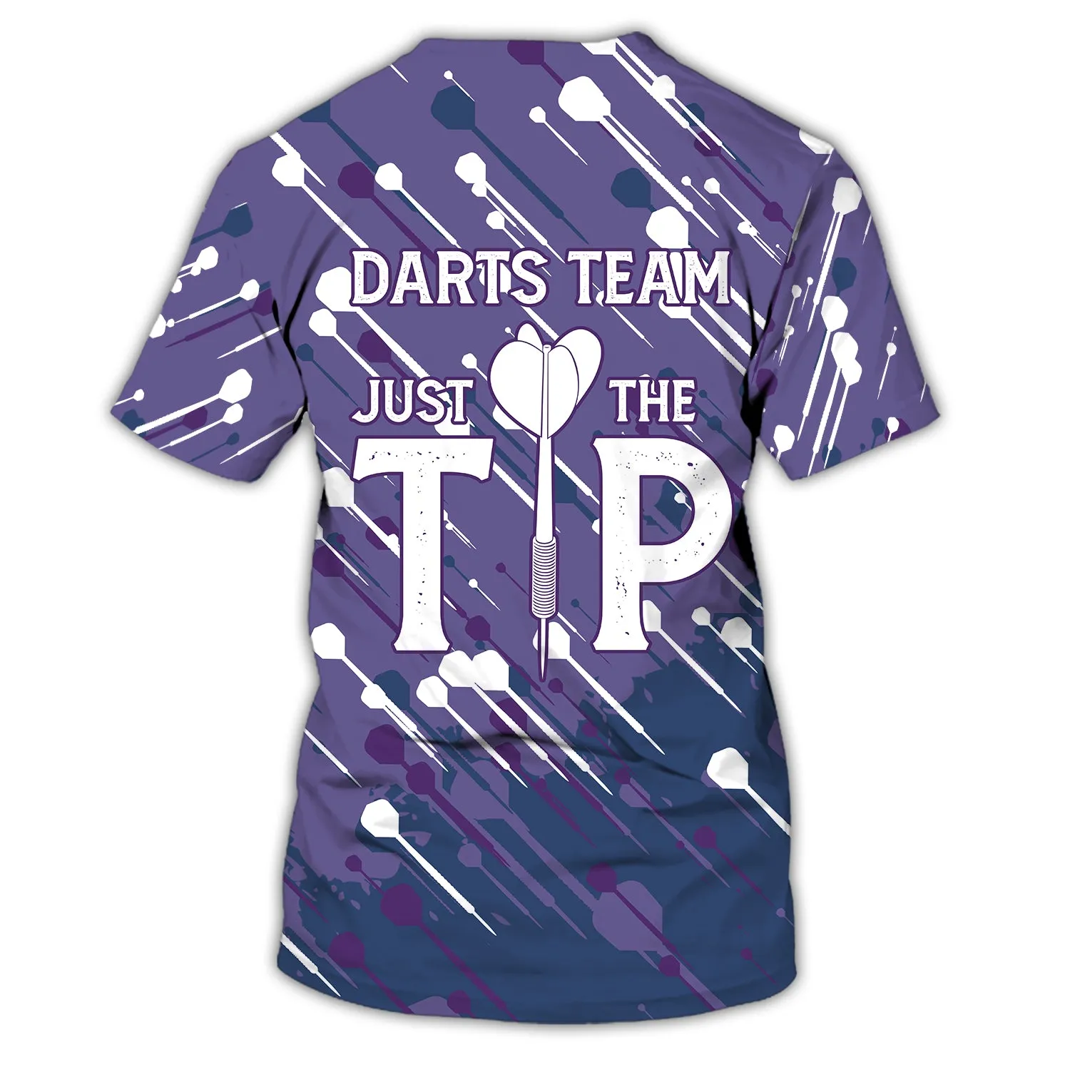 Personalized Name Darts Team, Just The Tip 3D Printed Shirts