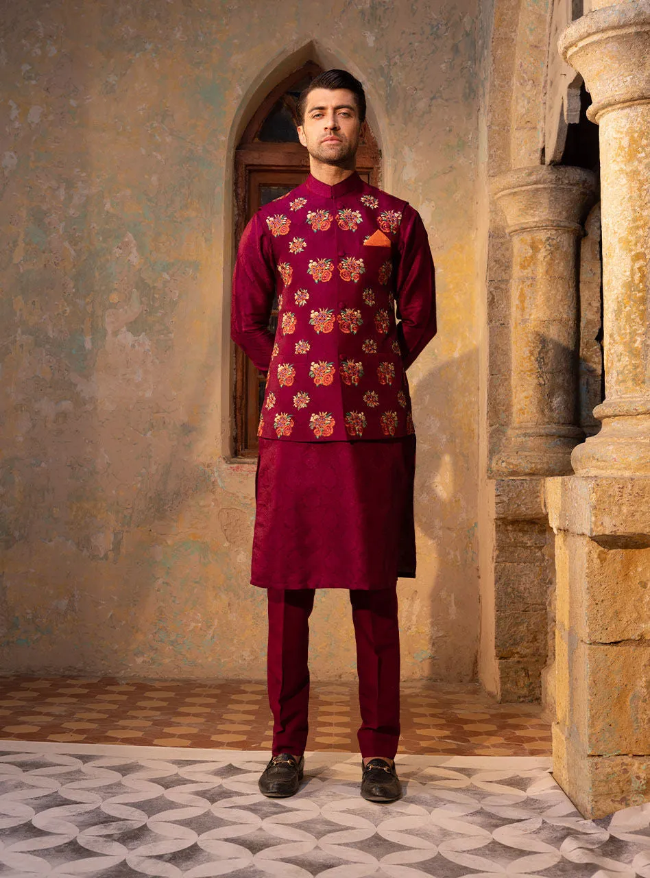 Pink Sherwani Kurta Dress for Pakistani Groom Dresses