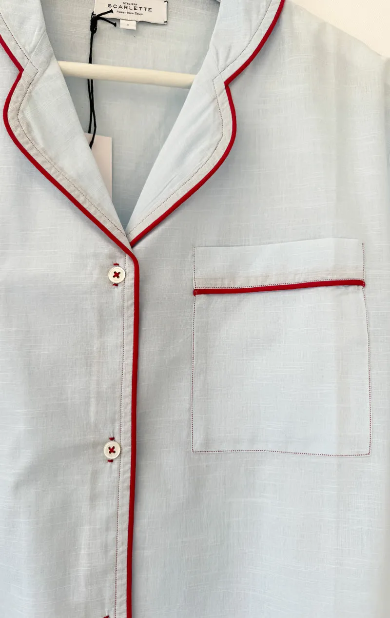 PJ Set with red piping