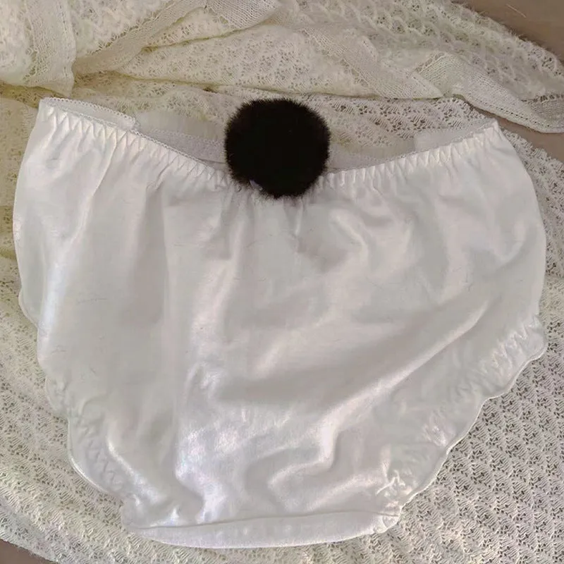 Plush Panda Cartoon Comfortable Wireless Bra Set