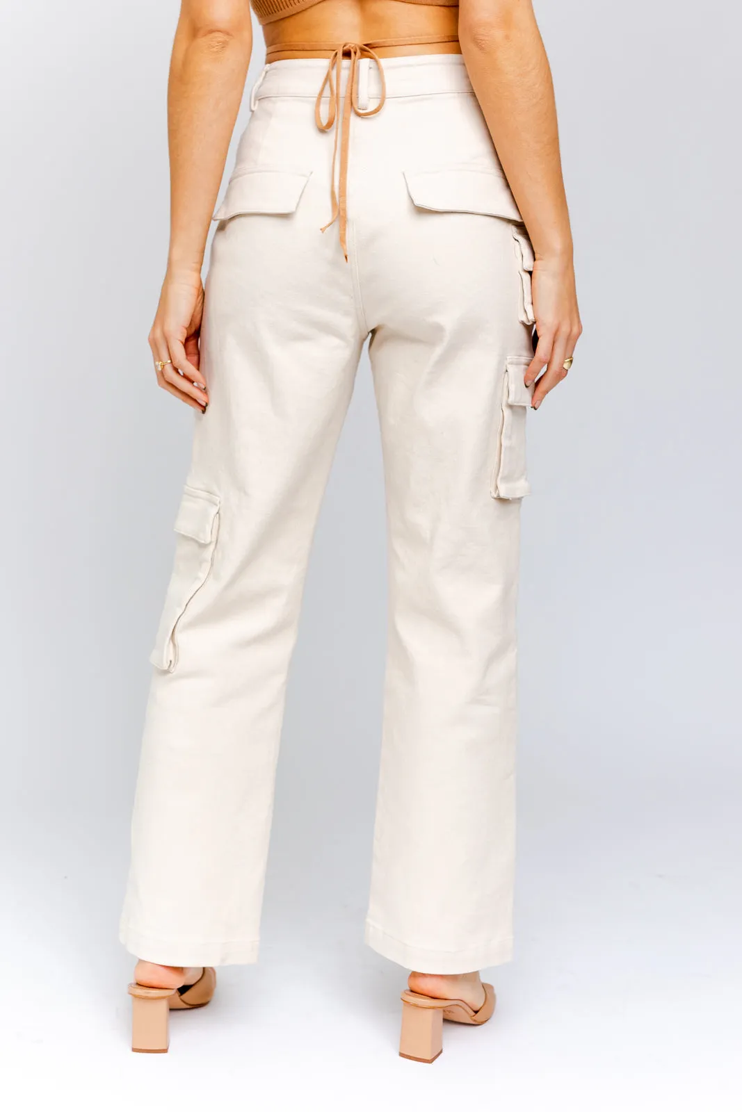 Pocket Detail Cargo Pants