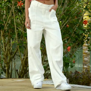 Pocket Rocker Trouser - Ivory