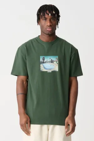 POOL SS TEE - Forest Green