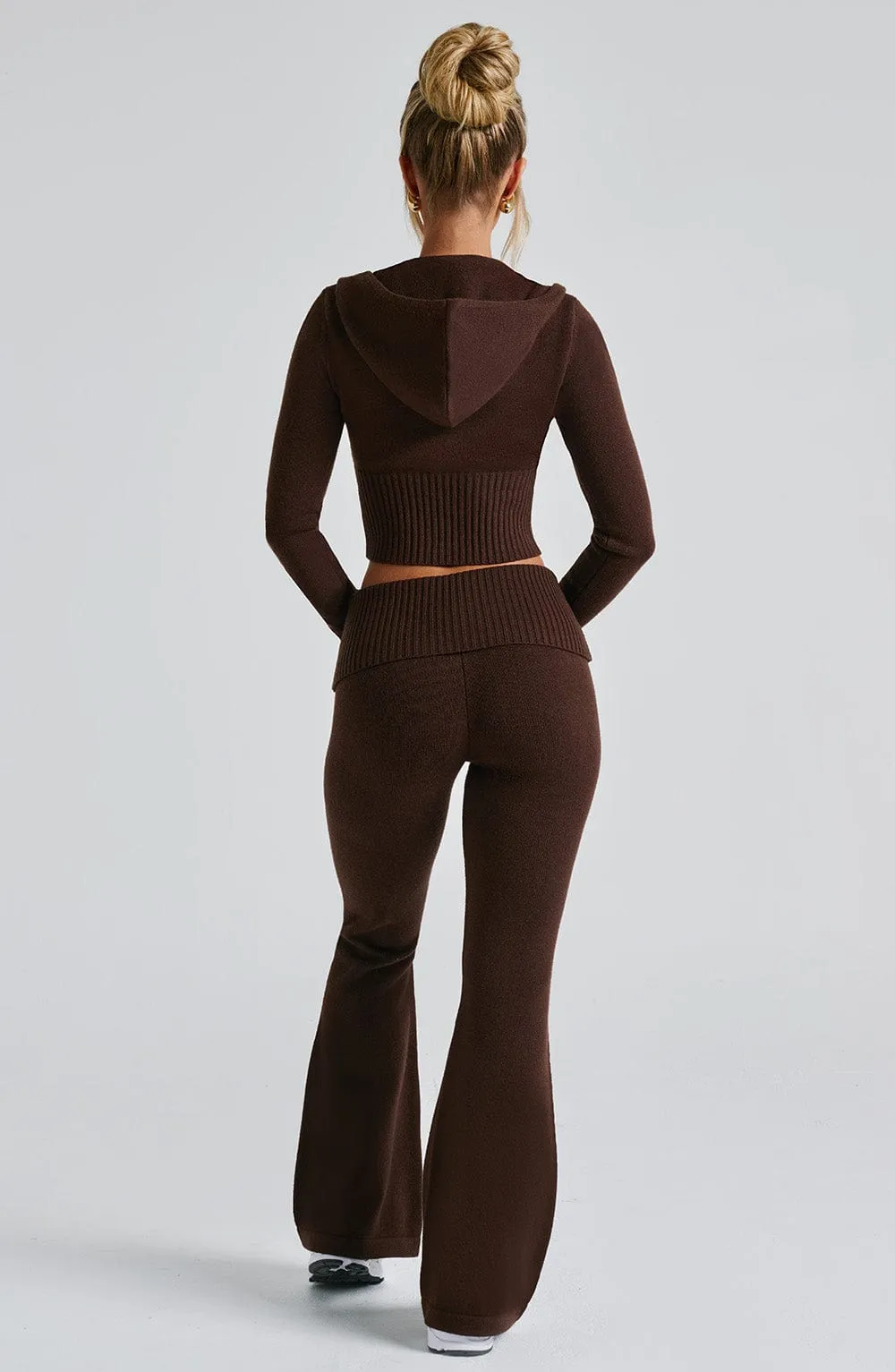 Portia Knit Pants - Chocolate
