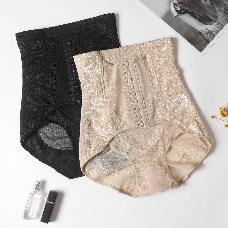 Postpartum High Waist Belly Shaping Panties Breasted Waist Girdle Shaping Pants