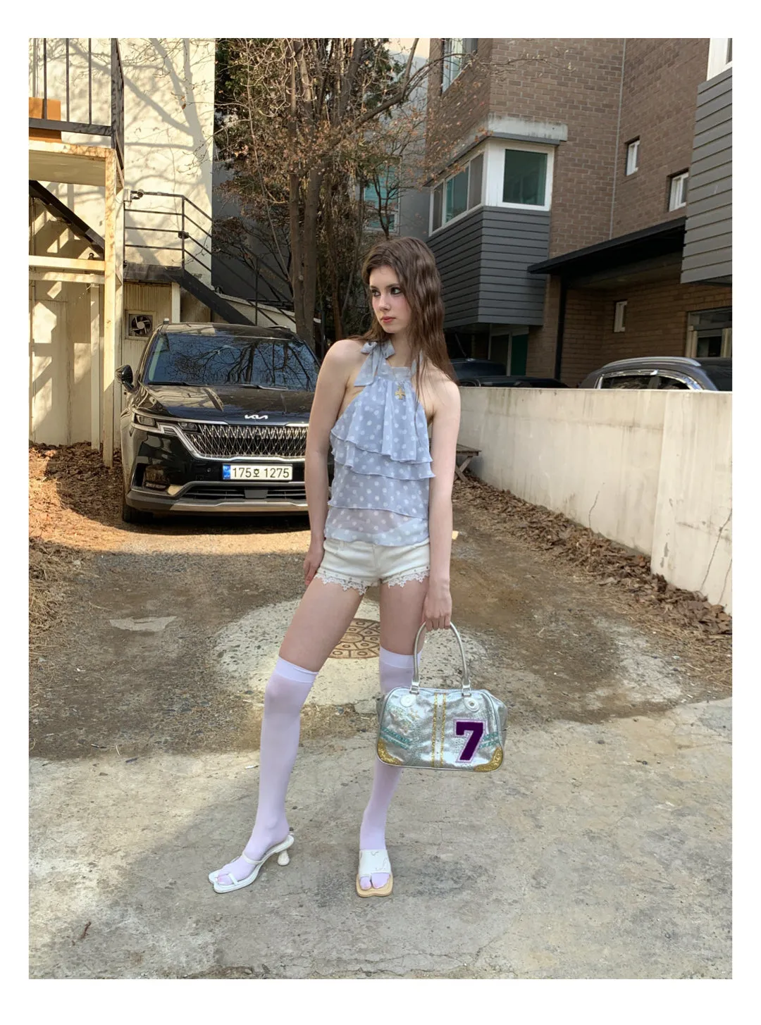 [Pre-sale] Breezy Dot Halter Top