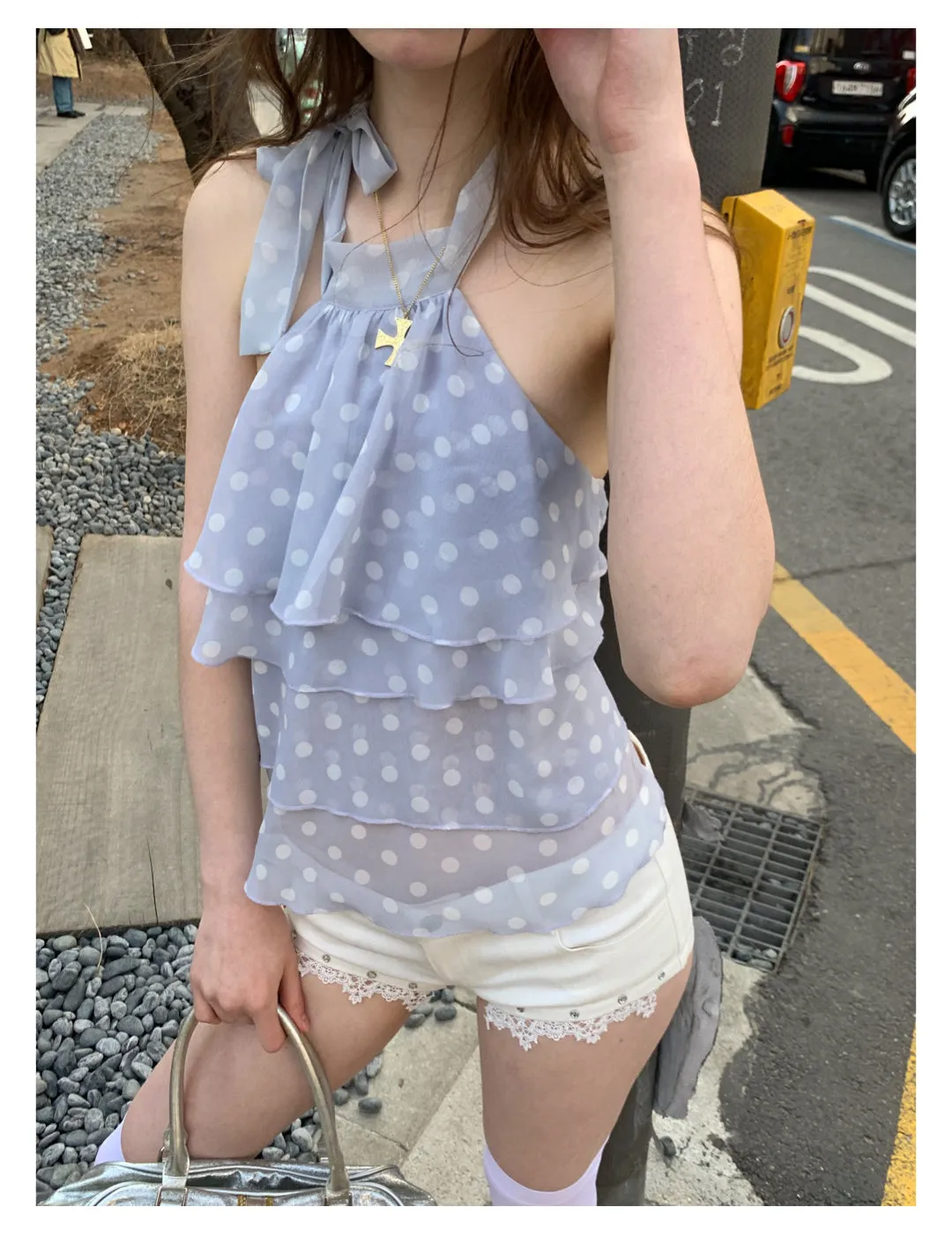[Pre-sale] Breezy Dot Halter Top