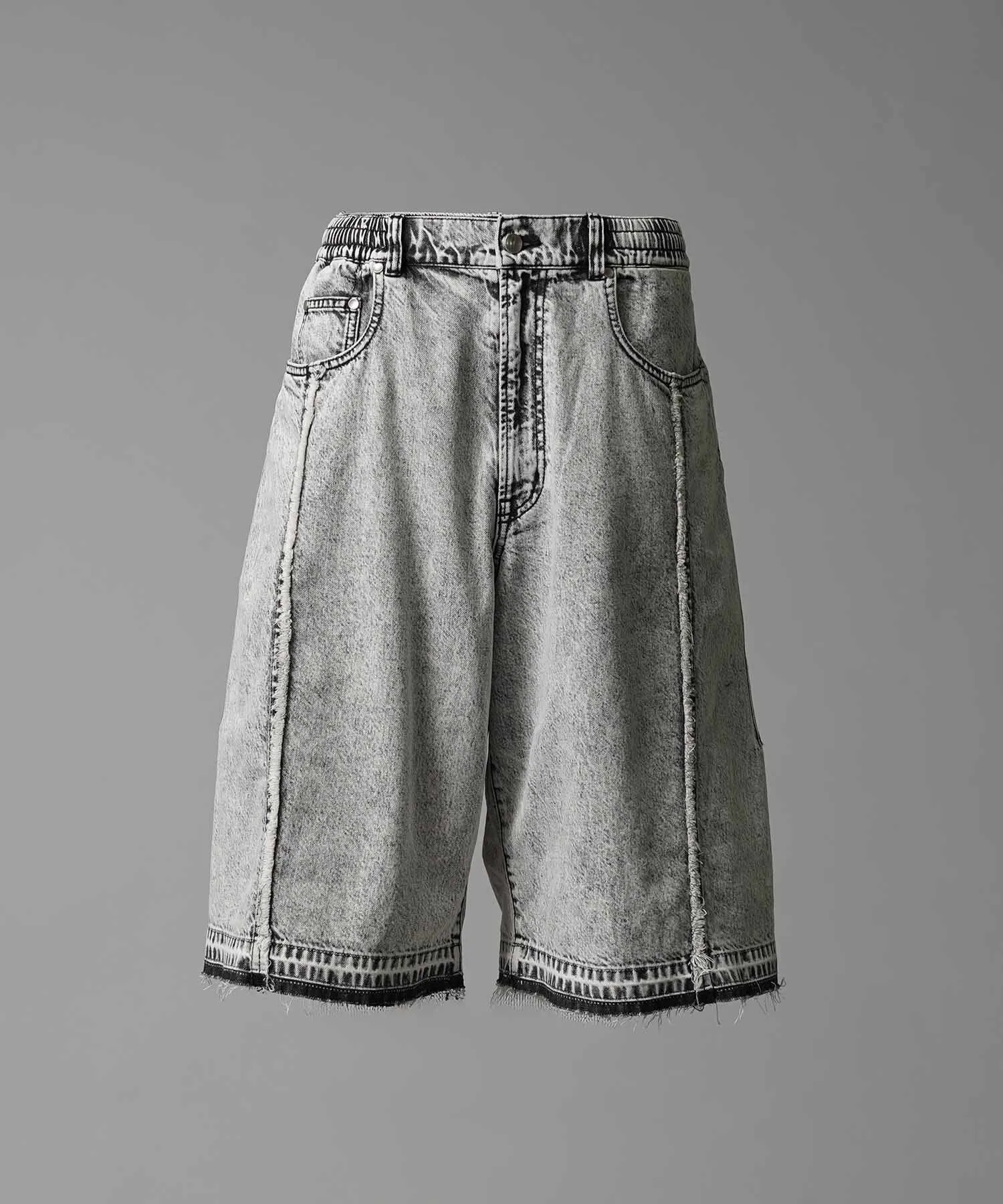 Prime-Wide Denim Shorts