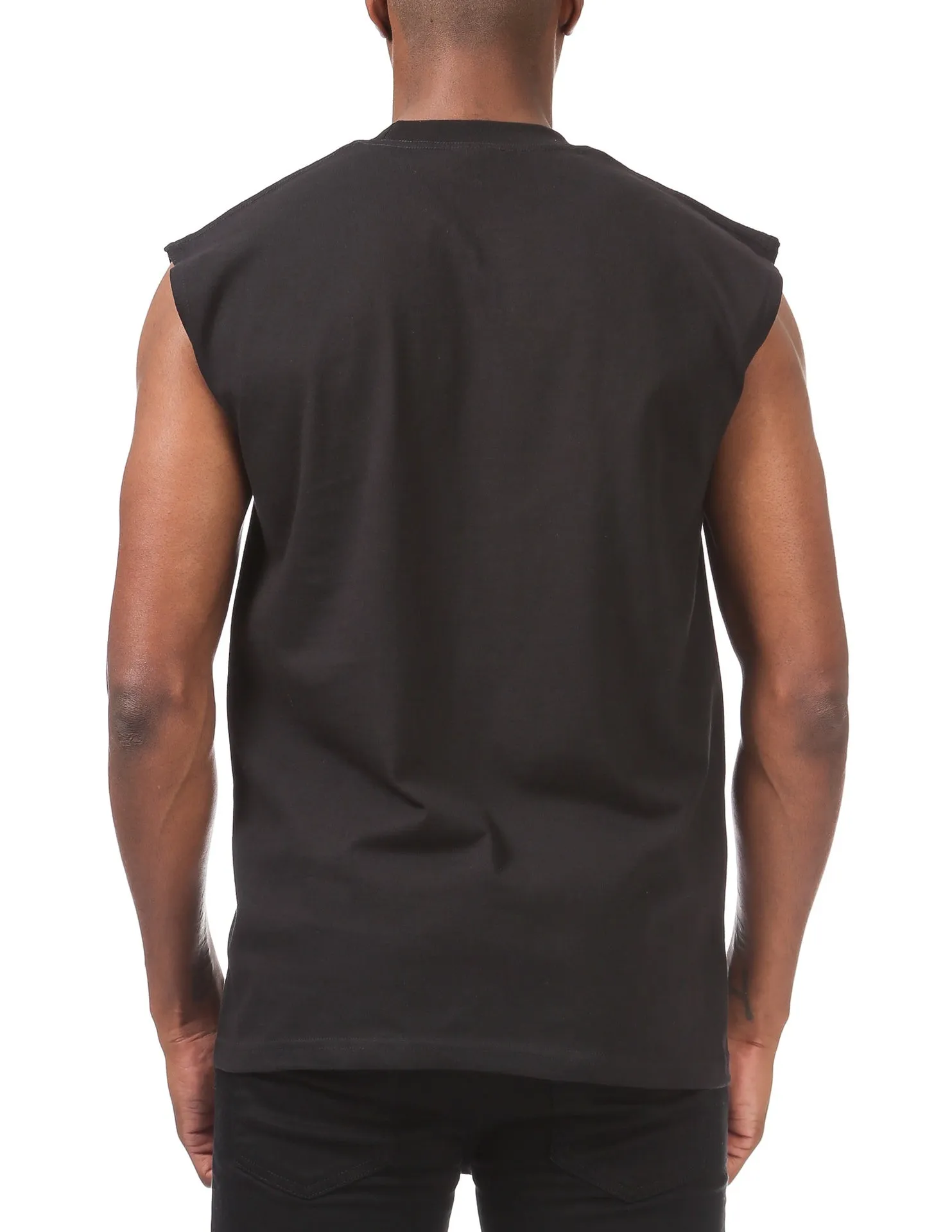 Pro Club Heavyweight Sleeveless Muscle Tee - BLACK