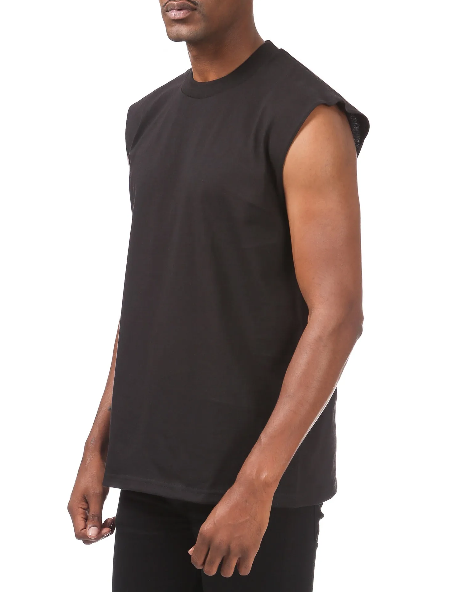 Pro Club Heavyweight Sleeveless Muscle Tee - BLACK