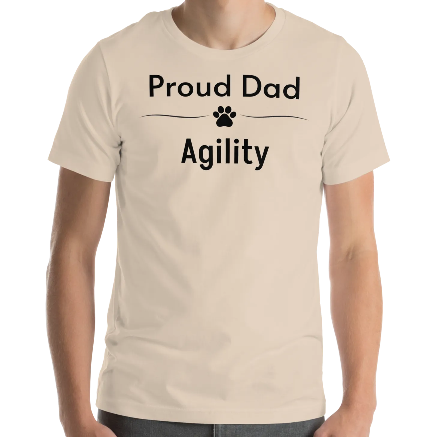 Proud Agility Dad T-Shirts - Light
