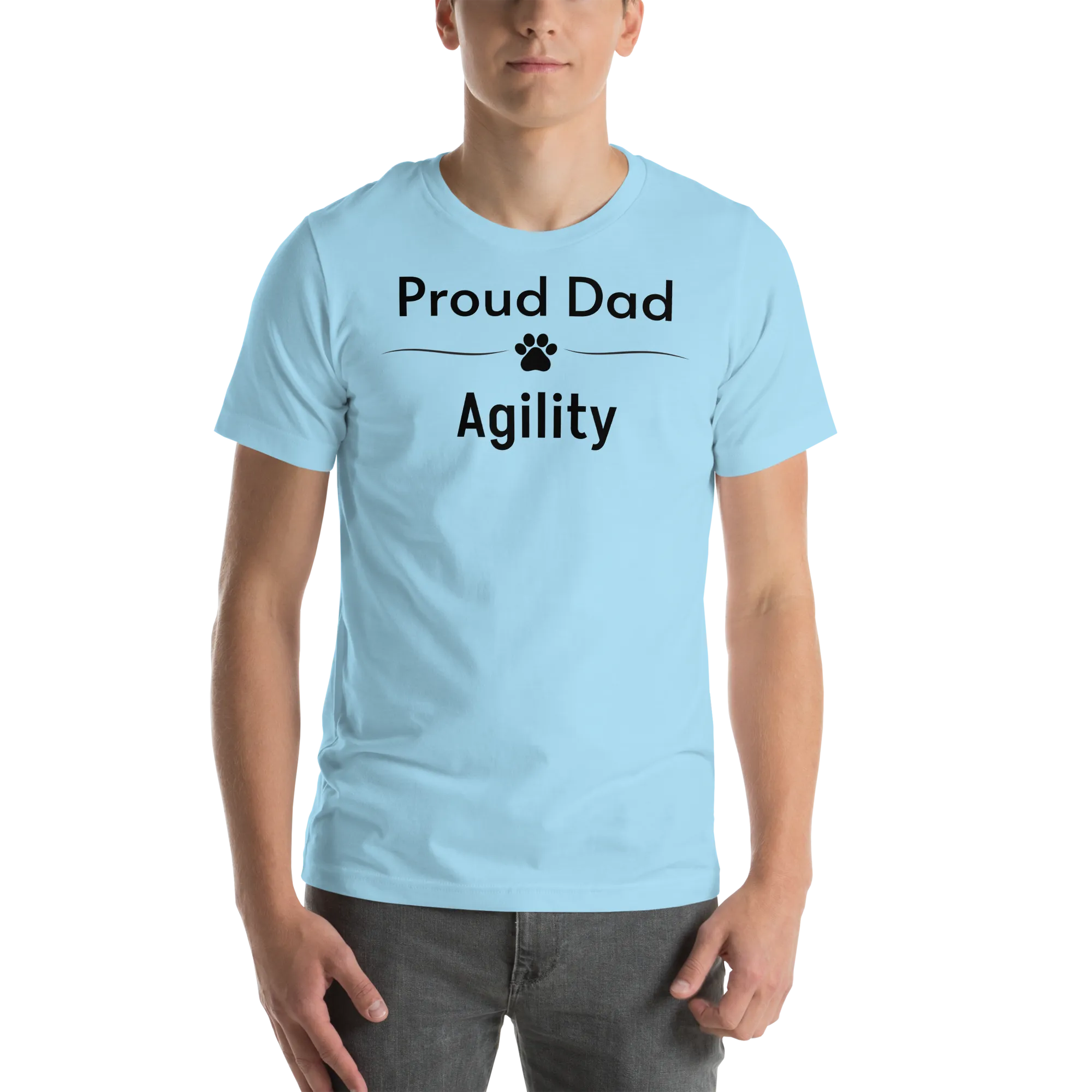 Proud Agility Dad T-Shirts - Light