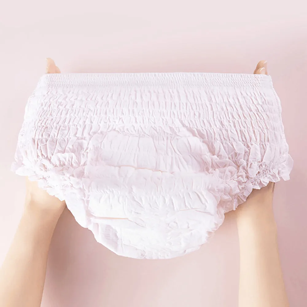 Purcotton Nice Princess Menstrual Pants S-M Size - 2 Pieces/Bag