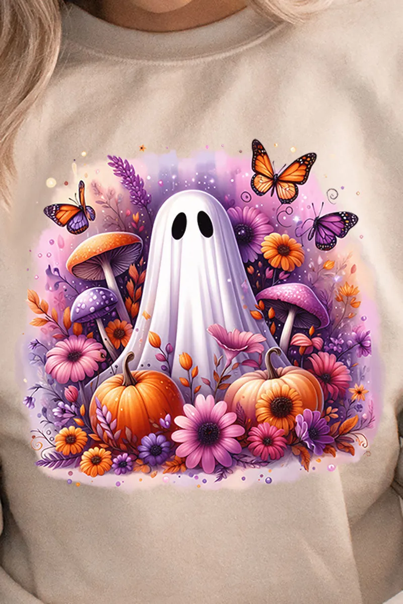 Purple Boho Boo Heavy-weight Crew Sweatshirt
