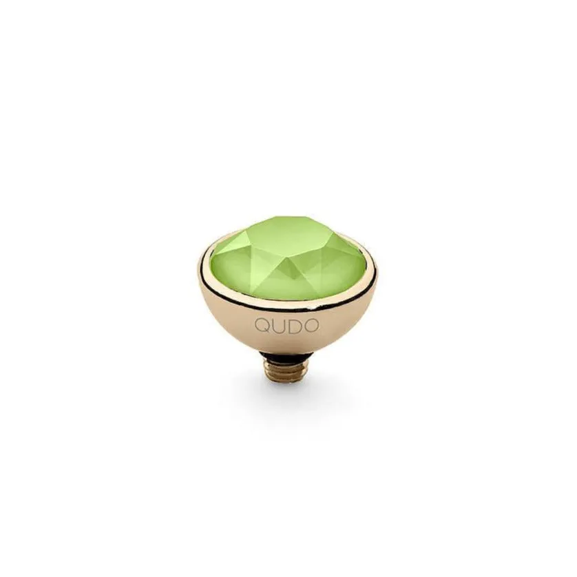 Qudo Bottone 10mm Gold Topper - Lime