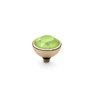 Qudo Bottone 10mm Gold Topper - Lime