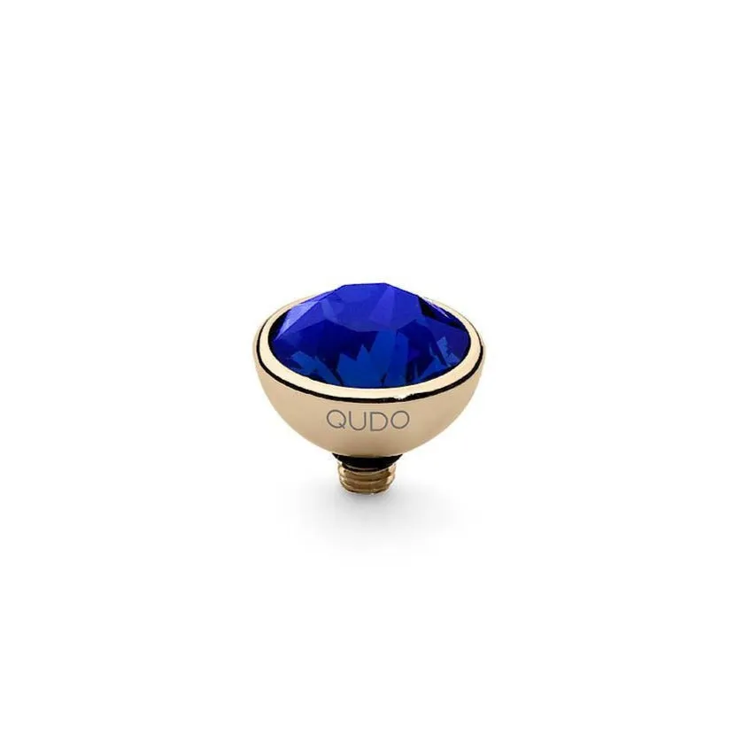 Qudo Bottone 10mm Gold Topper - Majestic Blue