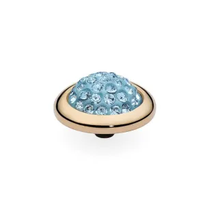 Qudo Calanda Gold Topper - Aquamarine