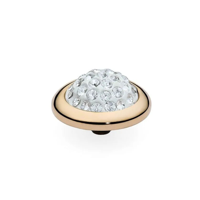 Qudo Calanda Gold Topper - Clear Crystal