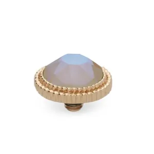 Qudo Fabero 10mm Gold Topper - Ivory Cream Delite