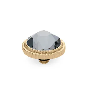 Qudo Fabero 10mm Gold Topper - Silver Night