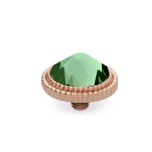 Qudo Fabero 10mm Rose Gold Topper - Erinite