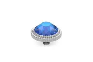 Qudo Fabero 10mm Silver Topper - Royal Blue Delite