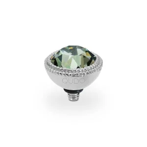Qudo Fabero 11mm Silver Topper - Black Diamond