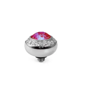 Qudo Tondo Deluxe 10mm Silver Topper - Royal Red Delite