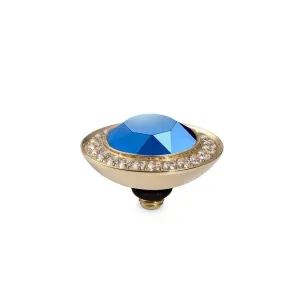 Qudo Tondo Deluxe 13mm Gold Topper - Metallic Blue