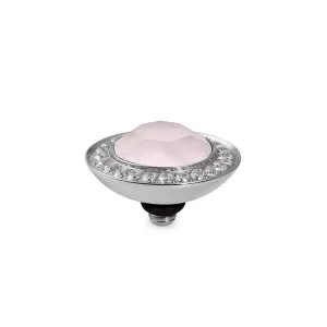 Qudo Tondo Deluxe 13mm Silver Topper - Powder Rose