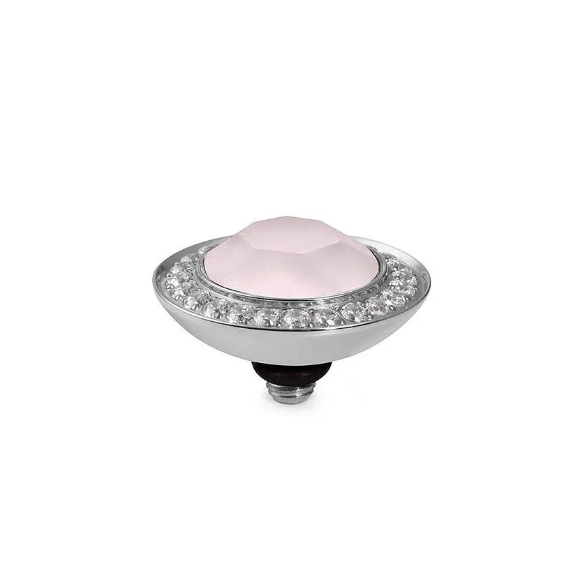 Qudo Tondo Deluxe 13mm Silver Topper - Powder Rose