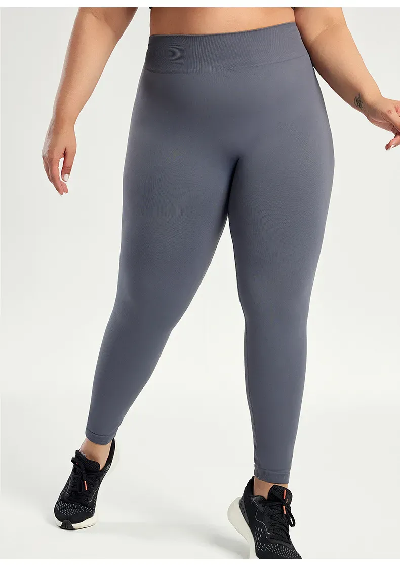 Quest Plus Size High-Waist Scrunch Butt Leggings