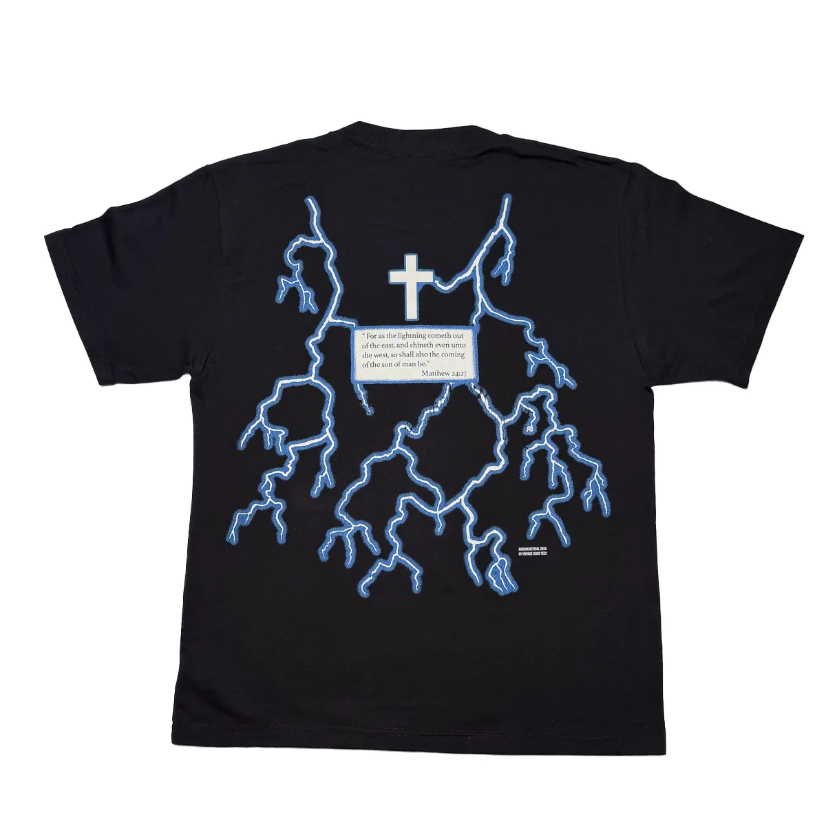 "Lightning Strikes " Jesus American Thunder  - Blue