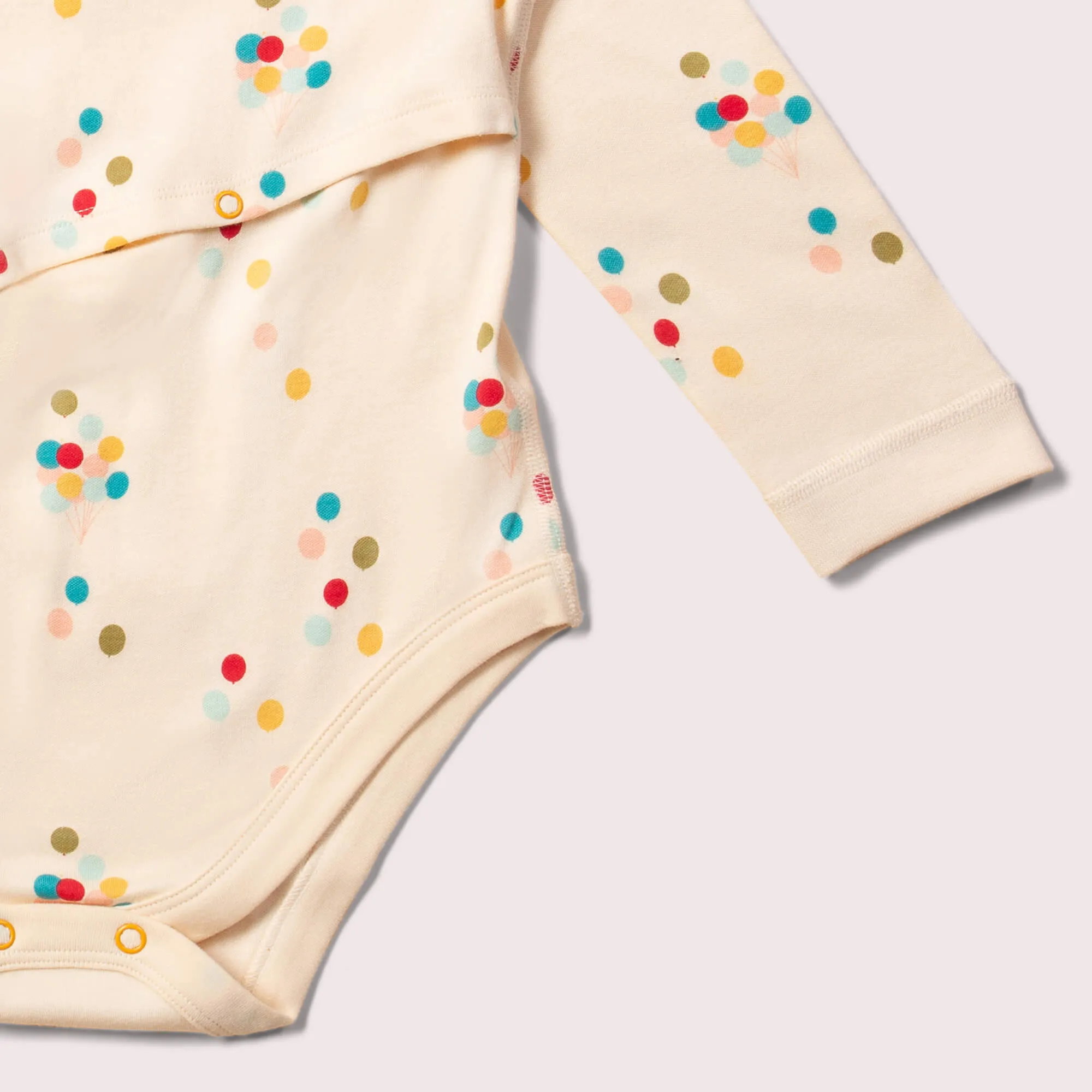 Rainbow Balloons Easy Feeding Adaptive Bodysuit