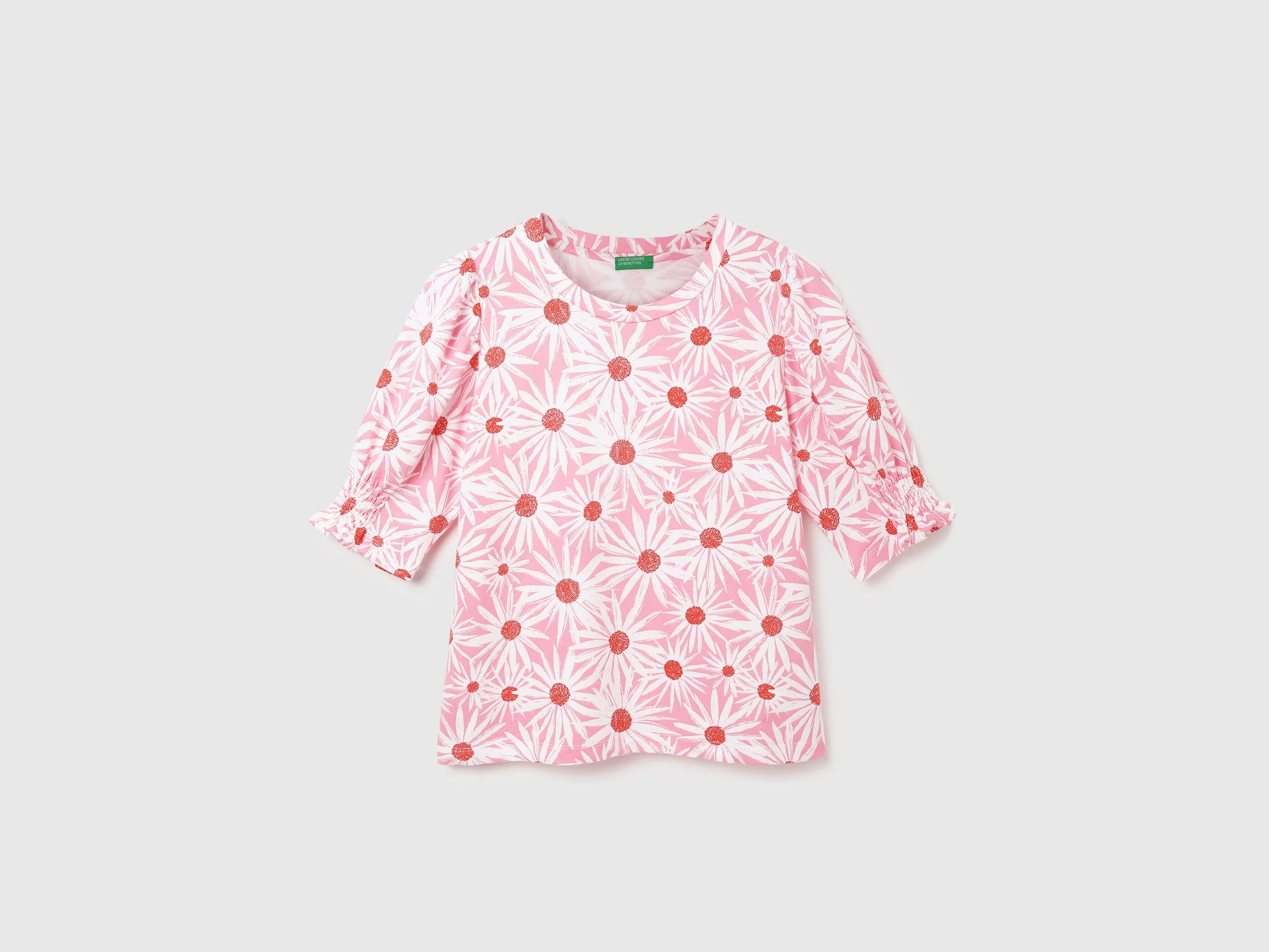 Regular Fit Round Neck Printed Tops