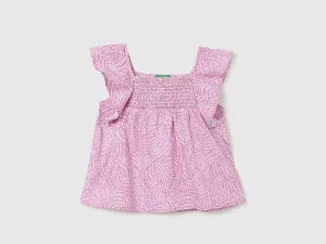 Regular Fit Square Neck Printed Tops