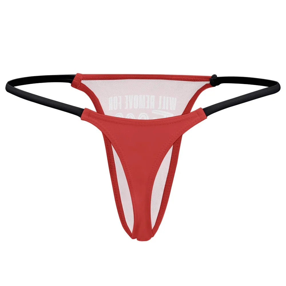Remove for Tacos Thin Thong